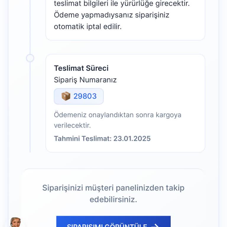 Bebek Kamerası Siparişim Onaylanmadı, Muhatap Bulamıyorum