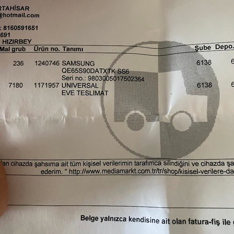 Samsung Televizyon Arızası Ve İletişim Sorunları
