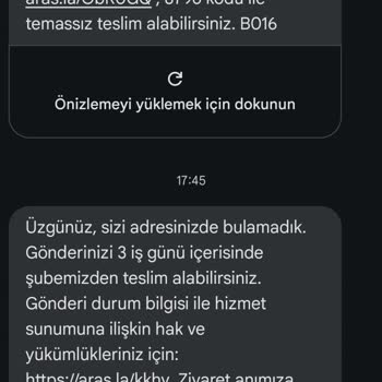 Aras Kargo İle Yaşanan Teslimat Sorunları
