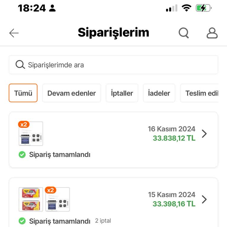 Hepsiburada'dan İptal Edilen Siparişin İade Sorunu