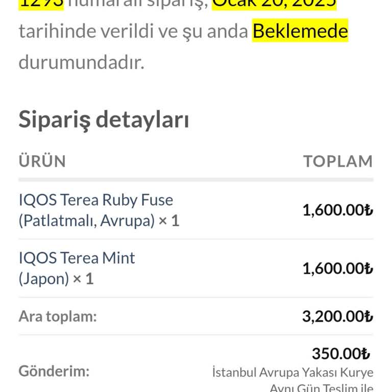 Terea.gen.tr Yanıltıcı Alışveriş Deneyimi
