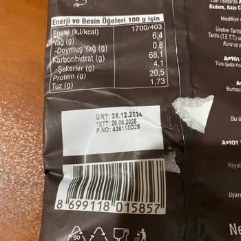 Çerezya Beyaz Leblebi İçinden Çıkan Taş Şoku