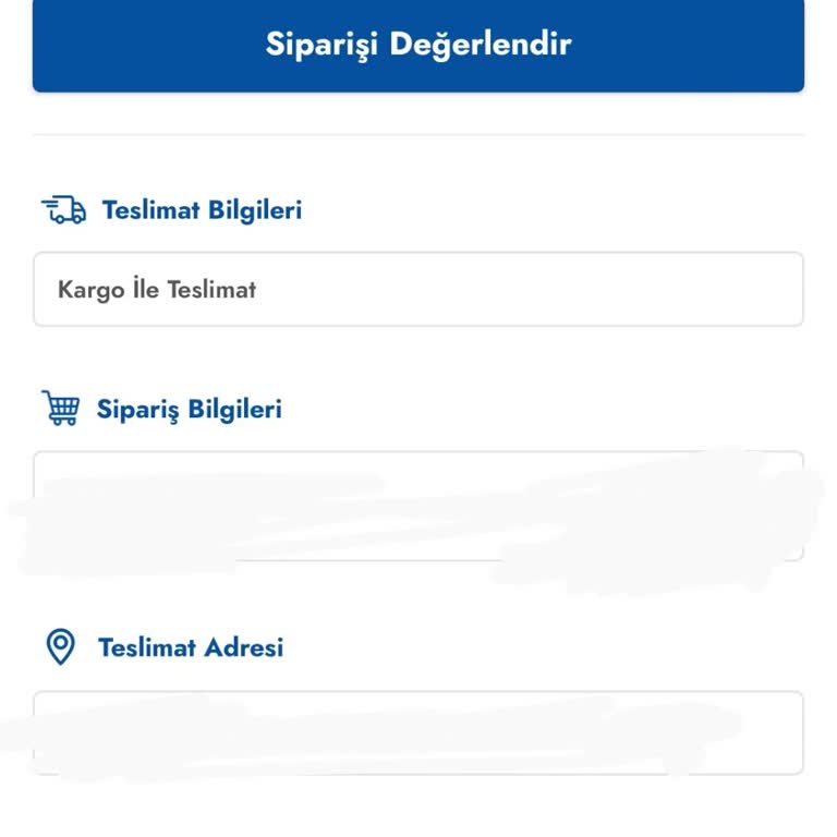 Projeksiyon Cihazı Siparişim Teslim Edilmedi