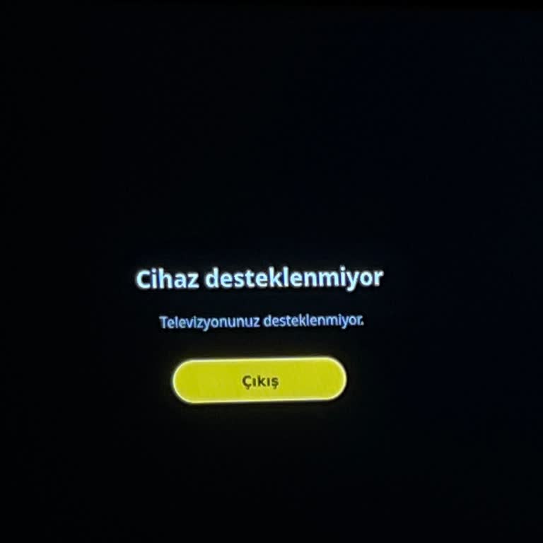 Exxen Uygulaması Televizyonda Çalışmıyor: Cihaz Uyumsuzluğu Sorunu