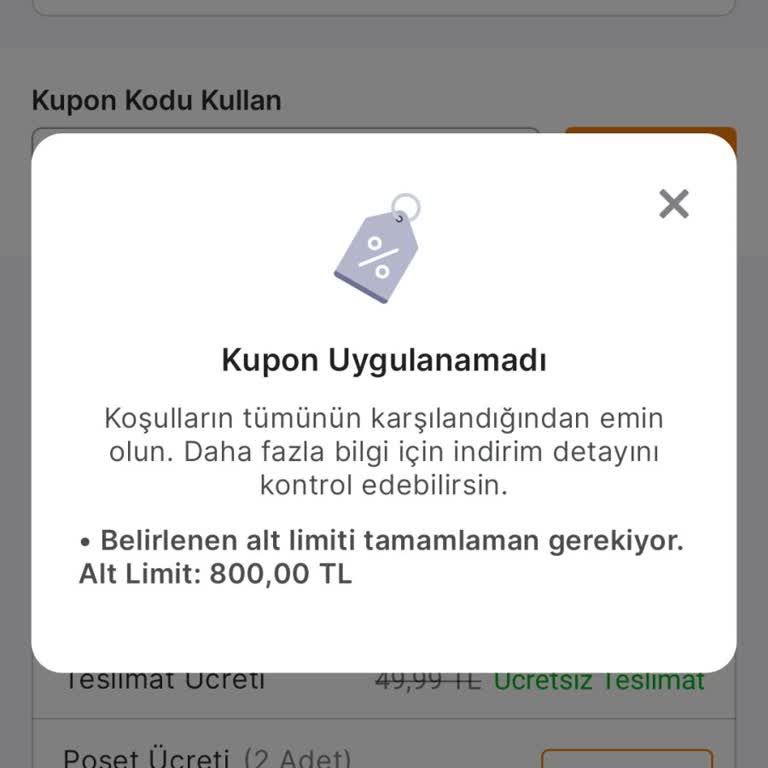 Migros İndirim Çeki Kullanım Sorunu