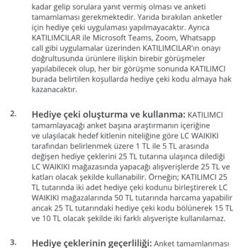 LCW Uygulamasında Hediye Çeklerinin Süresi Neden Kısaltıldı