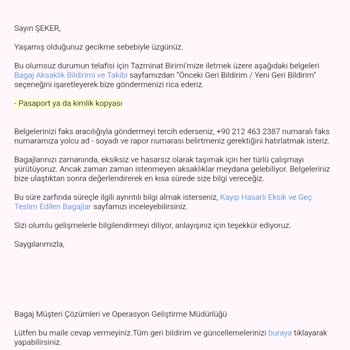 THY İle Tatil Kabusu: Kaybolan Bavul Ve Zarar