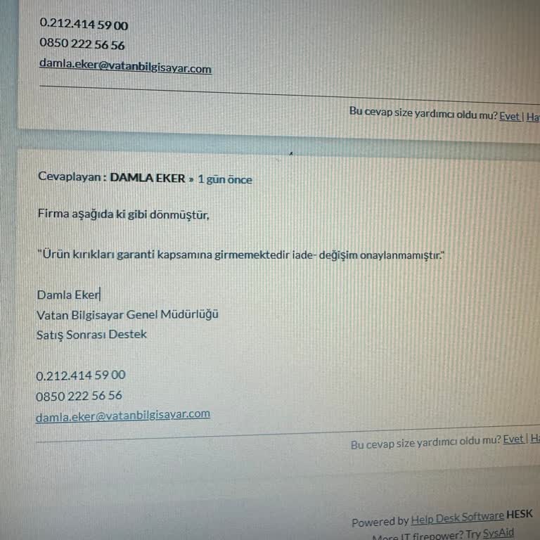 Garanti Sözü Tutulmayan Lens Koruyucu