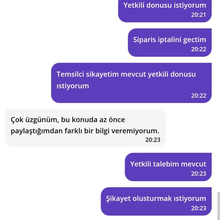 Getir'de Sipariş İptali Sorunu Ve Müşteri Hizmetleri Şikayeti
