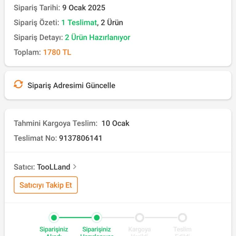 Teslim Edilmeyen Sipariş Ve Yetersiz Müşteri Hizmetleri
