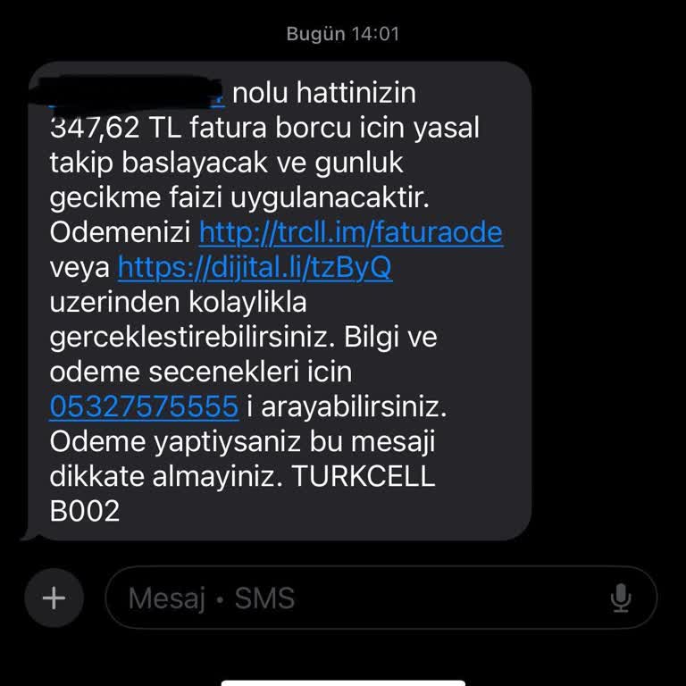 Turkcell Haksız Fatura Çıkardı: Cayma Hakkım Var
