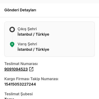 Kargo Teslimatında Yaşanan Gecikme Ve İletişim Sorunu