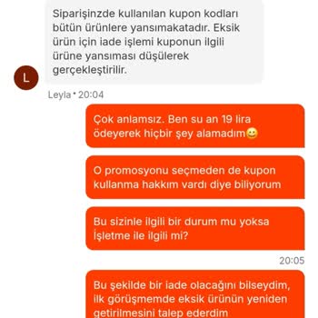 Eksik Ürün Ve Haksız İade: Migros Yemek Mağduriyeti