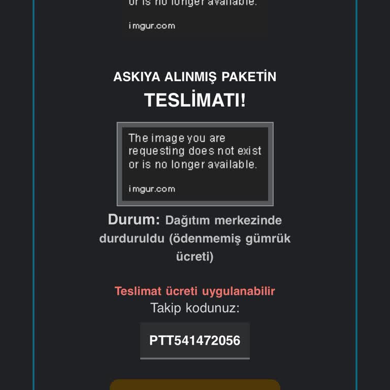 PTT Kargo Adına Gelen Sahte E-postalarla Mağduriyet