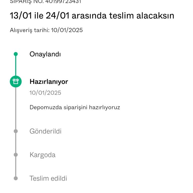 Bershka Siparişim Neden Hala Gelmedi?