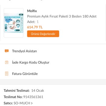 Molfix Premium Bebek Bezi Pişik Sorunu
