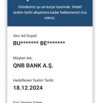 Kayıp Kredi Kartı Teslimatı: Kurye Firmasıyla Yaşanan Sorunlar