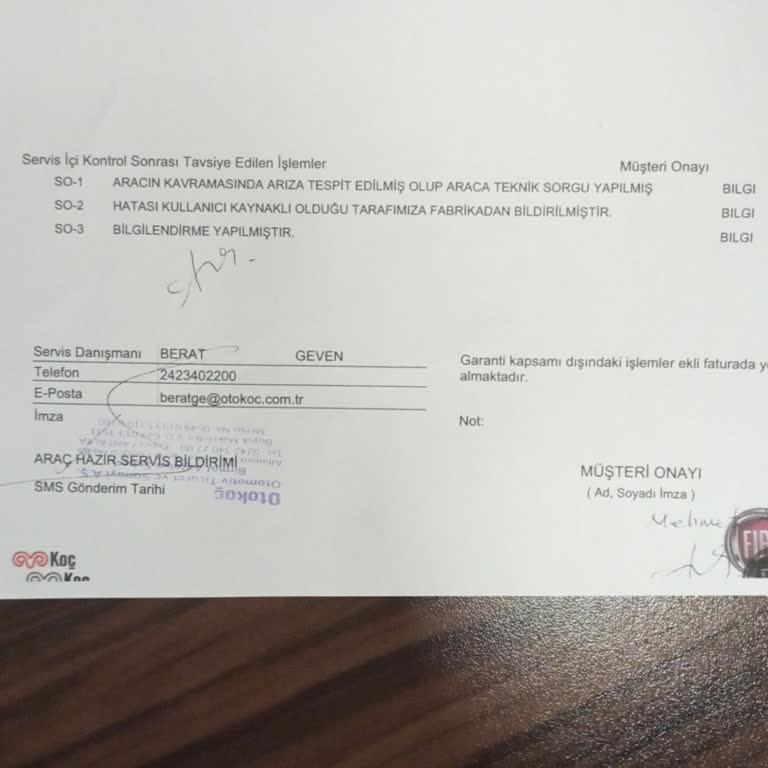 Fiat Egea'da Beklenmedik Şanzıman Sorunu Ve Yetersiz Servis Desteği