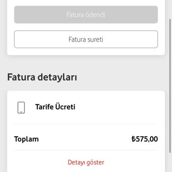 Vodafone'dan Beklenmedik Fatura Şoku