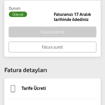 Vodafone'dan Beklenmedik Fatura Şoku