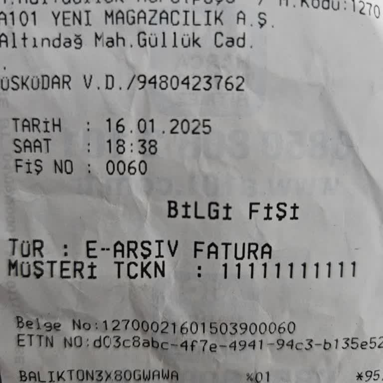 A101 Mağazasında Beklenmedik Bir Deneyim