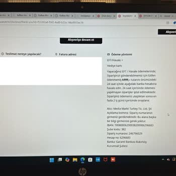 Yanlış Ödeme Eşleşmesi Nedeniyle İptal Edilen Sipariş Ve Haksız Fiyat Artışı