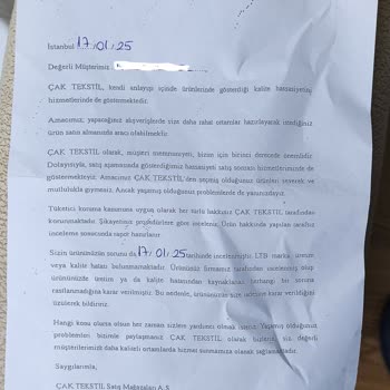 LTB Jean'de Renk Solması Ve Yetersiz Müşteri Hizmeti
