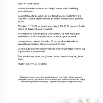 Garanti Bankası'ndan Onaysız İşlem Ve Güvenlik Açığı İddiası