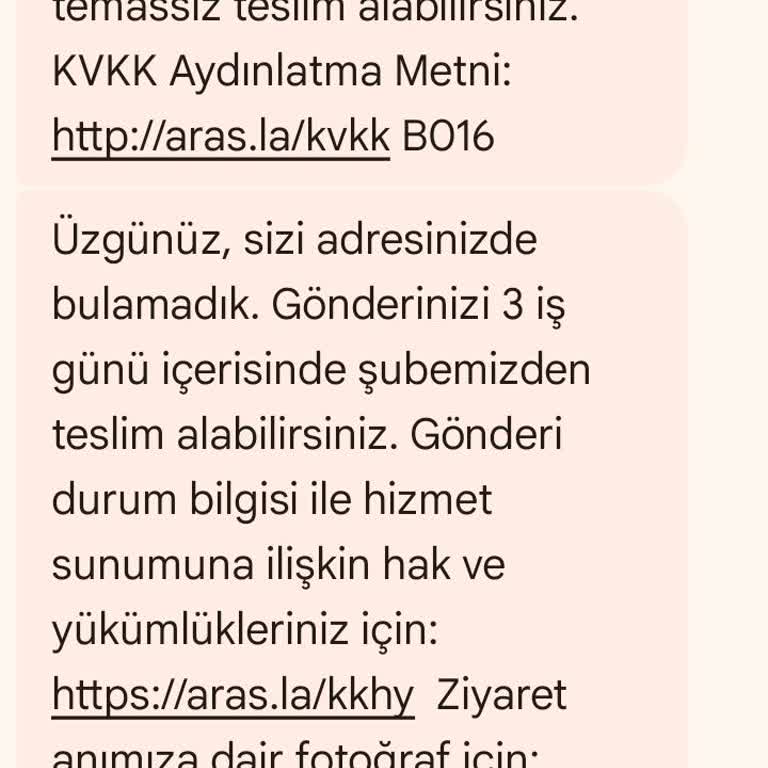 Teslimat Sorunu Ve Yetersiz Müşteri Hizmeti