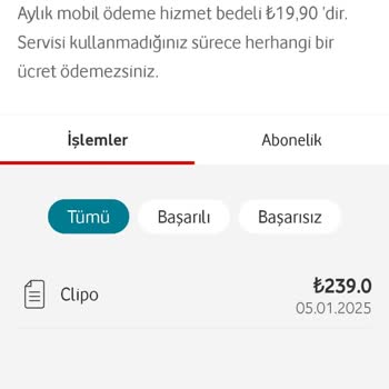 Vodafone Yaşlı Babama Yanlış Yansıtılan Mobil Ödeme!