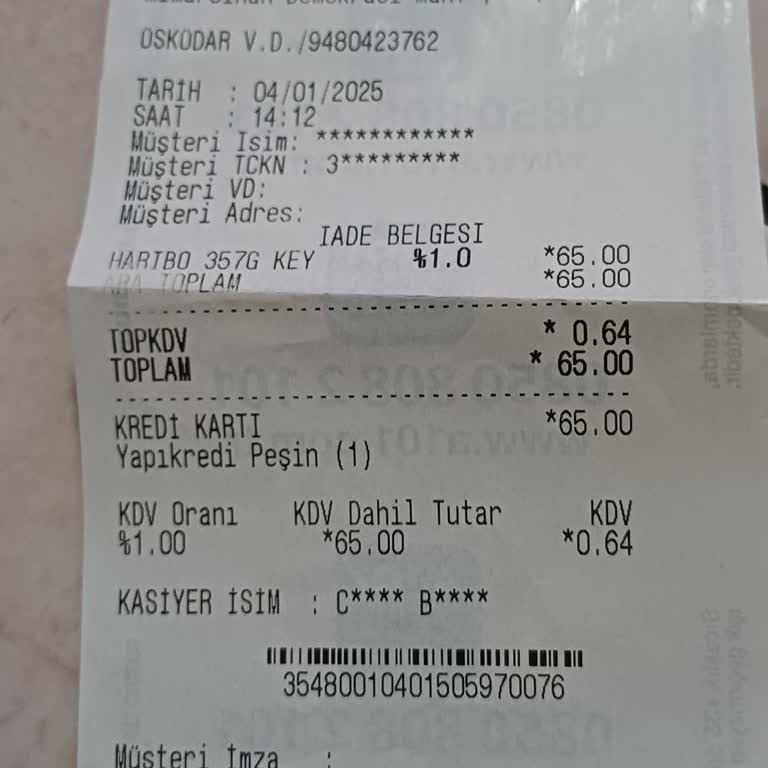 A101 18 Gündür İadem Hesabıma Gelmedi