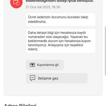 Beklenen Ürün İptali Ve Mağduriyet