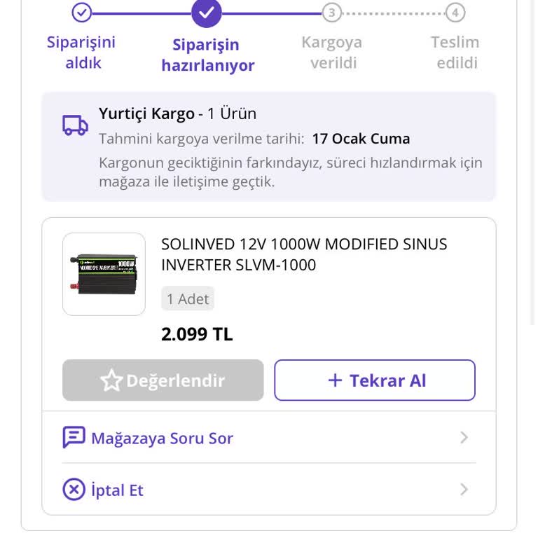 N11'de Sipariş Teslimatında Gecikme Ve İletişim Sorunları