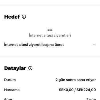Instagram Ödenen Reels Reklam Ücreti Karşılığında Hizmet Alamama Sorunu