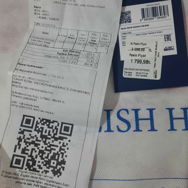 English Home'da İade Sorunu Ve Müşteri Hizmeti Eksikliği