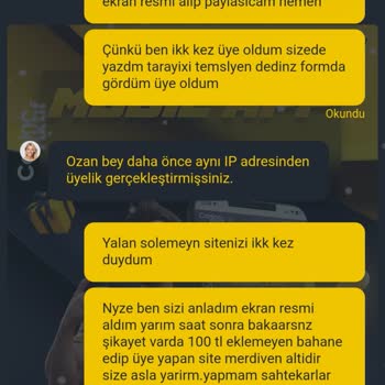 Deneme Bonusu Vaadiyle Yanıltan Casino Sitesi