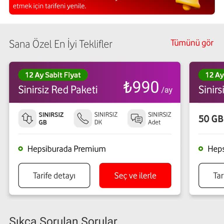 Taahhüt Bitti, Fiyatlar Uçtu: Vodafone'un Akıl Almaz Tarifeleri