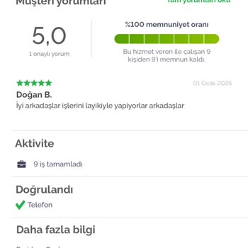 Ödeme Sonrası Hizmet Alınamayan Temizlik Firması