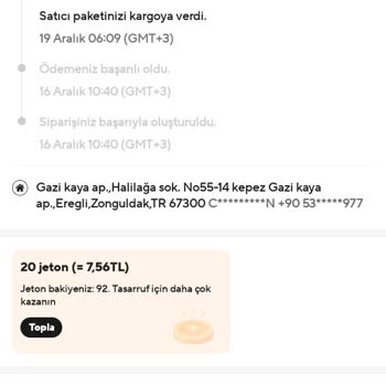 Aliexpress Siparişim Elime Ulaşmadı