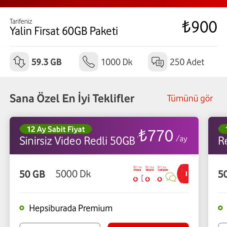 Vodafone Yanımda Ve Tobi İle Tarife Değişikliği Sorunu