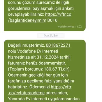 Vodafone Pay'de Otomatik Ödeme Sorunu