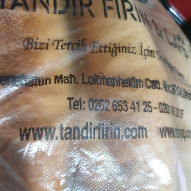 Tandır Ekmek Pasta Fırını (Kocaeli)'ndan Şikayetçiyim
