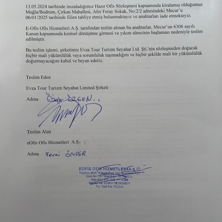E-Ofis Bodrum'da Sözleşme İhlali Ve Fahiş Fiyat Artışı