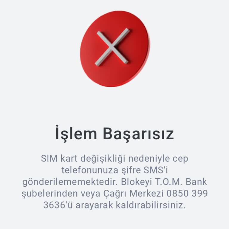 Sim Kart Blokesi Yüzünden Uygulamaya Giriş Yapamıyorum