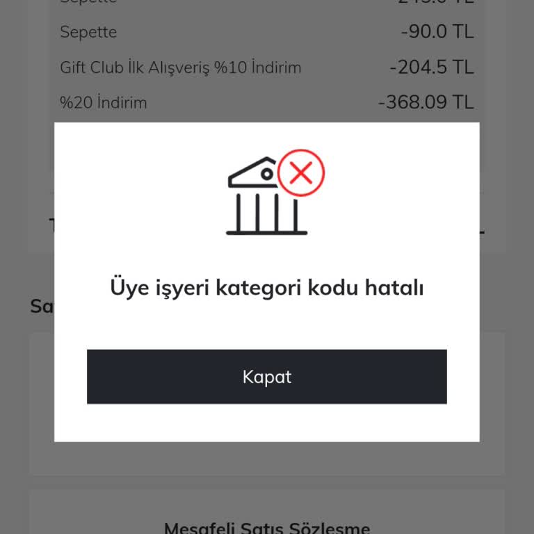 DeFacto Uygulaması İle Ödeme Sorunu