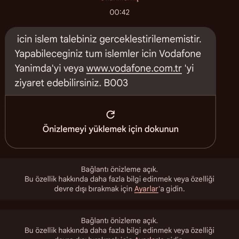 Vodafone Ek Paket Sorunu: 1 Aydır Çözüm Bekliyorum