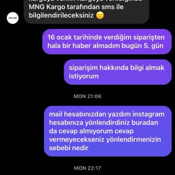 Siparişin Teslim Edilmemesi Ve İptal Sorunu