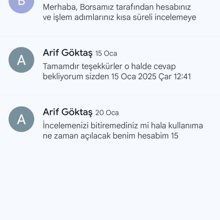 Hesap İncelemesi Nedeniyle Mağduriyet