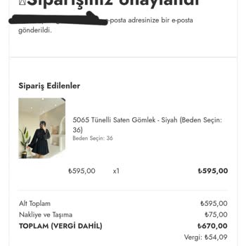 Ürün Teslimatı Ve Para İadesi Sorunu