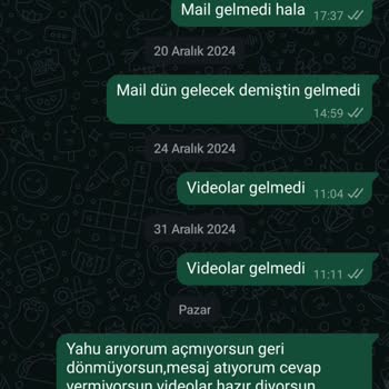 Dış Çekim Ve Albüm Teslimatında Yaşanan Sorunlar